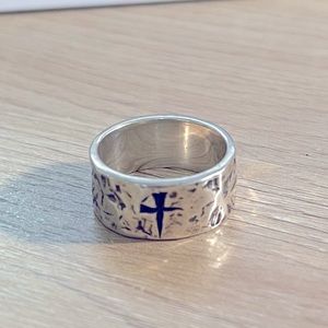James Avery Mark of the Cross Ring